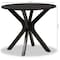 Baxton Studio Kenji Dark Brown Finished 35-Inch-Wide Round Wood Dining Table 168-10892 - alternate 5